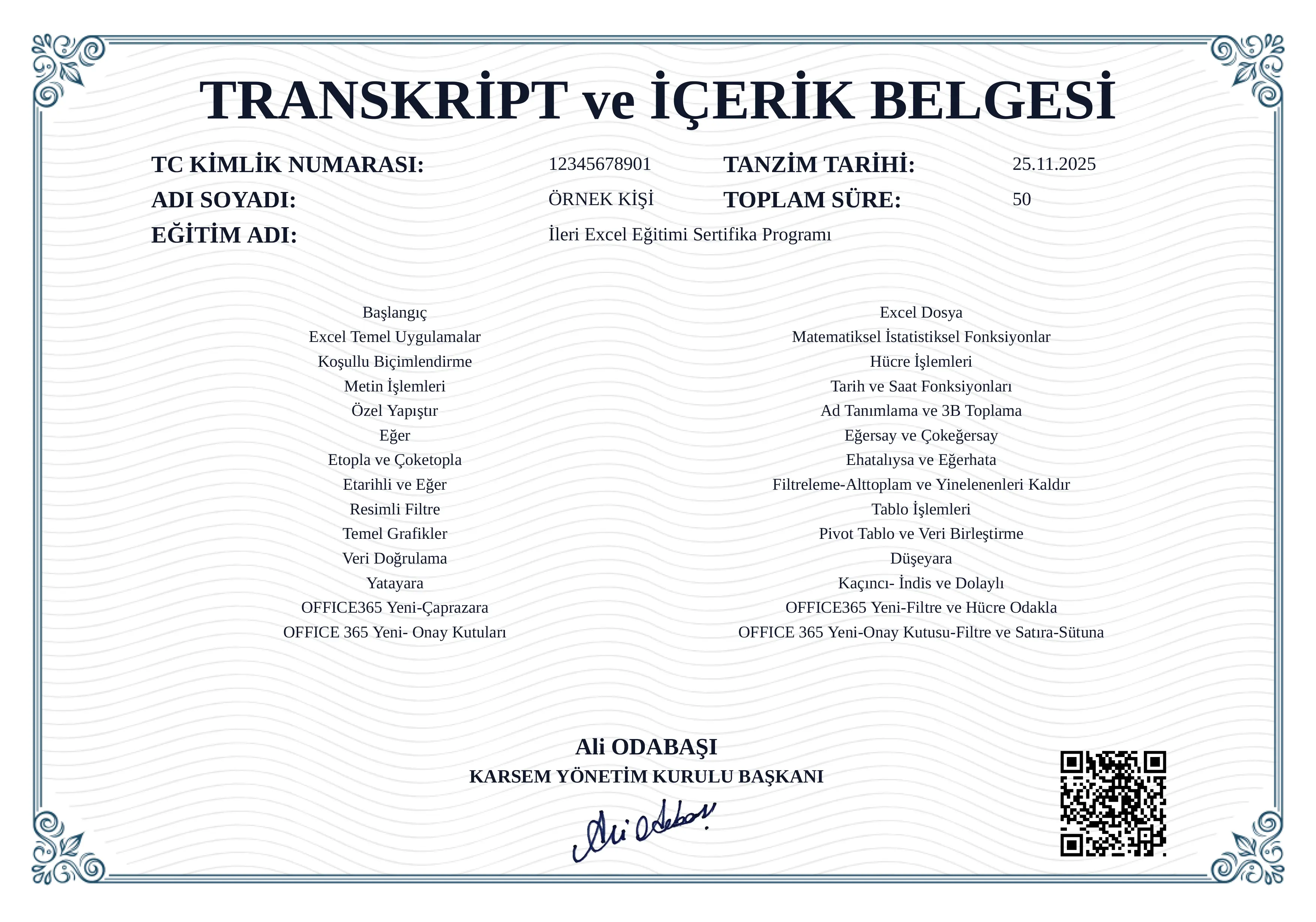 Türkçe Eğitim TRANSKRİPT