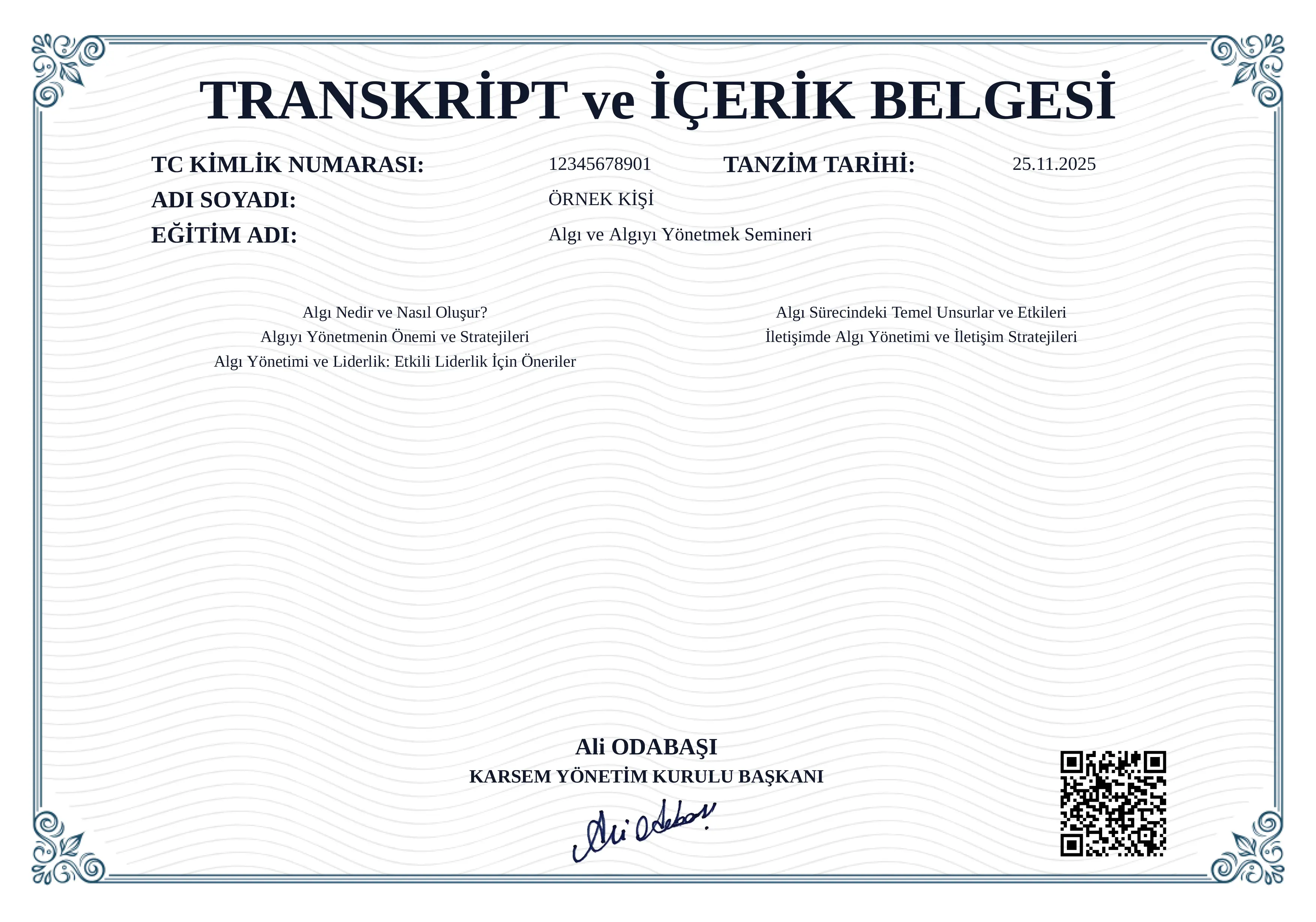 Türkçe Seminer TRANSKRİPT