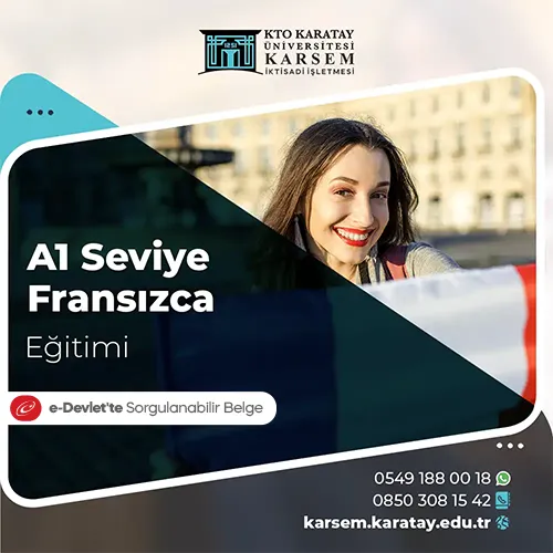 A1 Seviye Fransızca Eğitimi Eğitim Programı