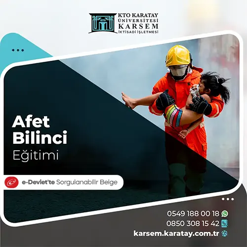 Afet Bilinci Eğitimi Eğitim Programı