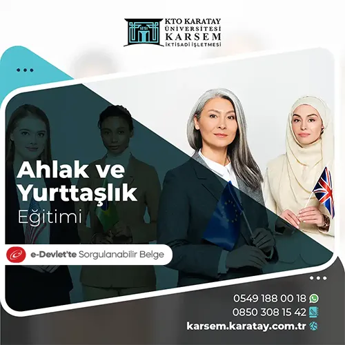 Ahlak ve Yurttaşlık Eğitimi Eğitim Programı