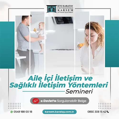 Aile İçi İletişim ve Sağlıklı İletişim Yöntemleri Semineri