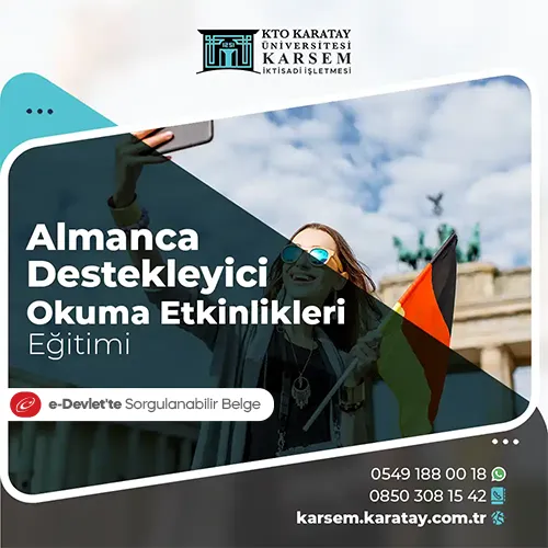 Almanca Destekleyici Okuma Etkinlikleri Eğitimi Eğitim Programı