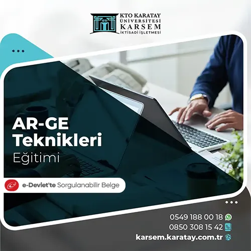 Ar-Ge Teknikleri Eğitimi Eğitim Programı
