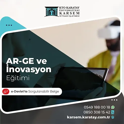 Ar-Ge ve İnovasyon Eğitimi