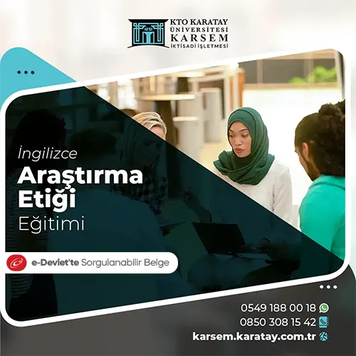 Araştırma Etiği Eğitimi Eğitim Programı - İngilizce