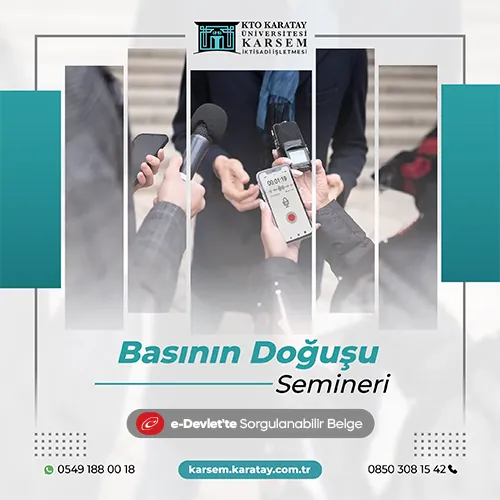 Basının Doğuşu Semineri