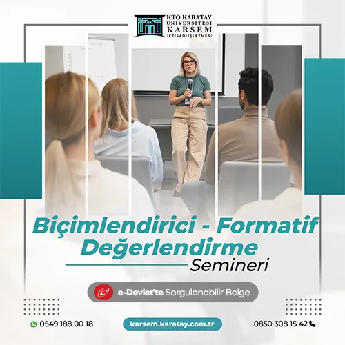 Biçimlendirici - Formatif Değerlendirme Semineri