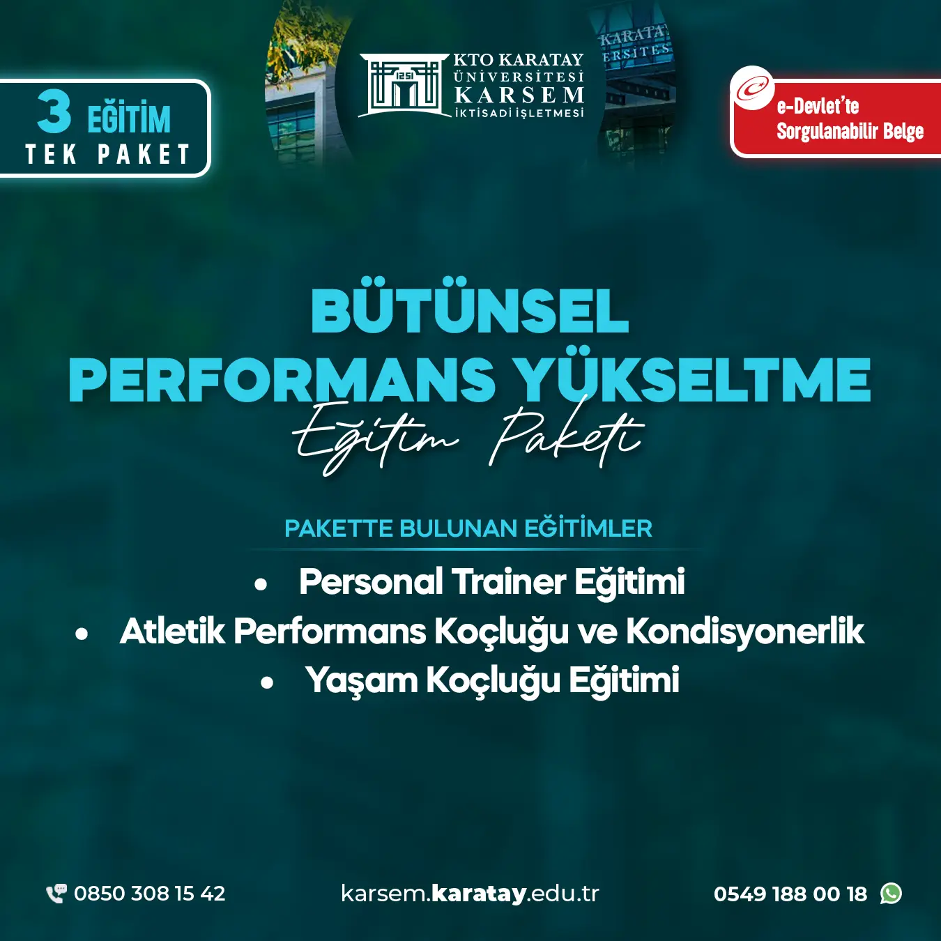 Bütünsel Performans Yükseltme Eğitim Paket Programı