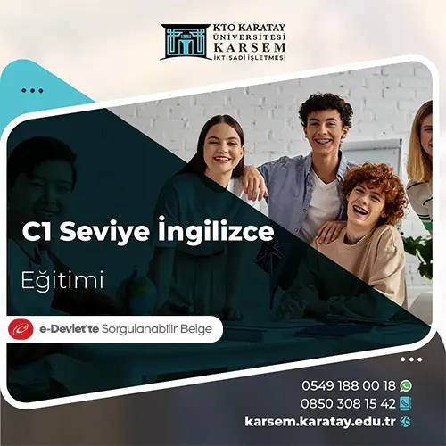 C1 Seviye İngilizce Eğitimi Eğitim Programı