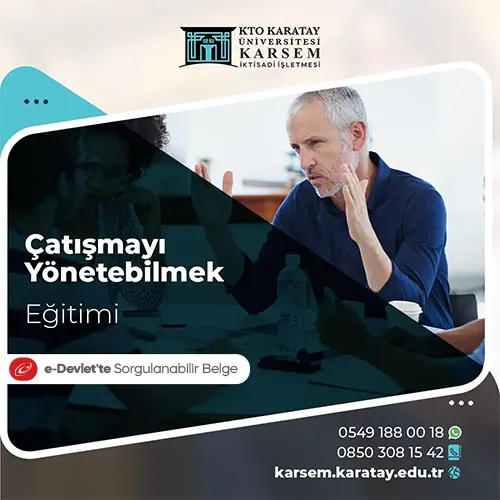 Çatışmayı Yönetebilmek Eğitimi Eğitim Programı