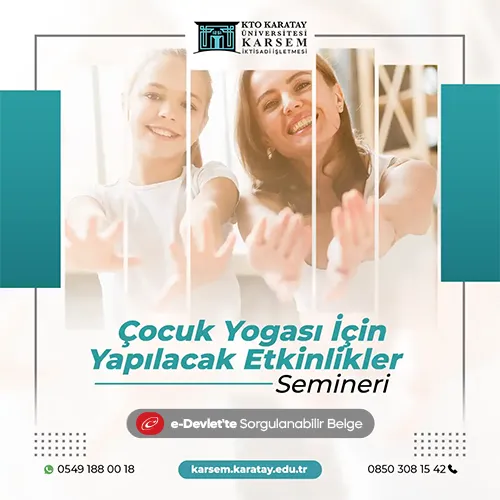 Çocuk Yogası İçin Yapılacak Etkinlikler Semineri