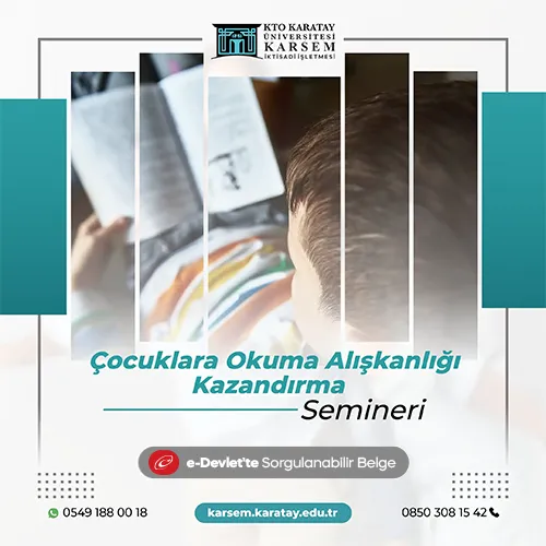 Çocuklara Okuma Alışkanlığı Kazandırma Semineri