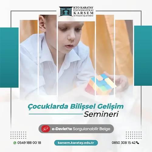 Çocuklarda Bilişsel Gelişim Semineri
