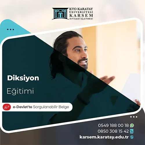 Diksiyon Eğitimi Eğitim Programı