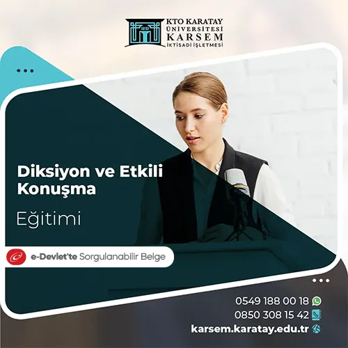 Diksiyon ve Etkili Konuşma Eğitimi Eğitim Programı