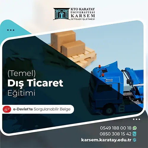 Dış Ticaret Eğitimi Eğitim Programı (Temel)