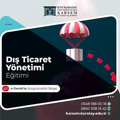 Dış Ticaret Yönetimi Eğitimi Eğitim Programı