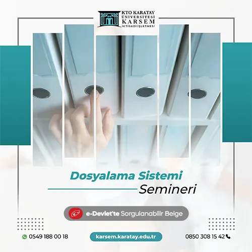 Dosyalama Sistemi Semineri