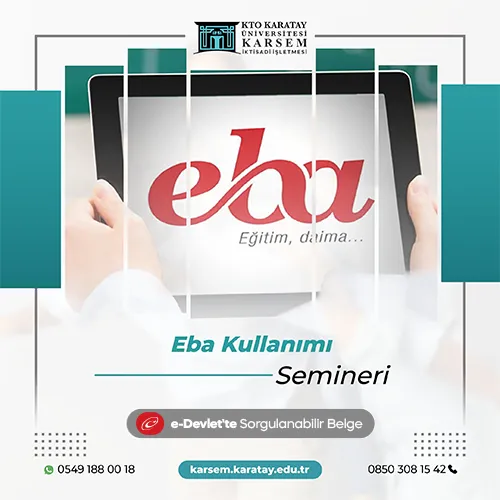 Eba Kullanımı Semineri