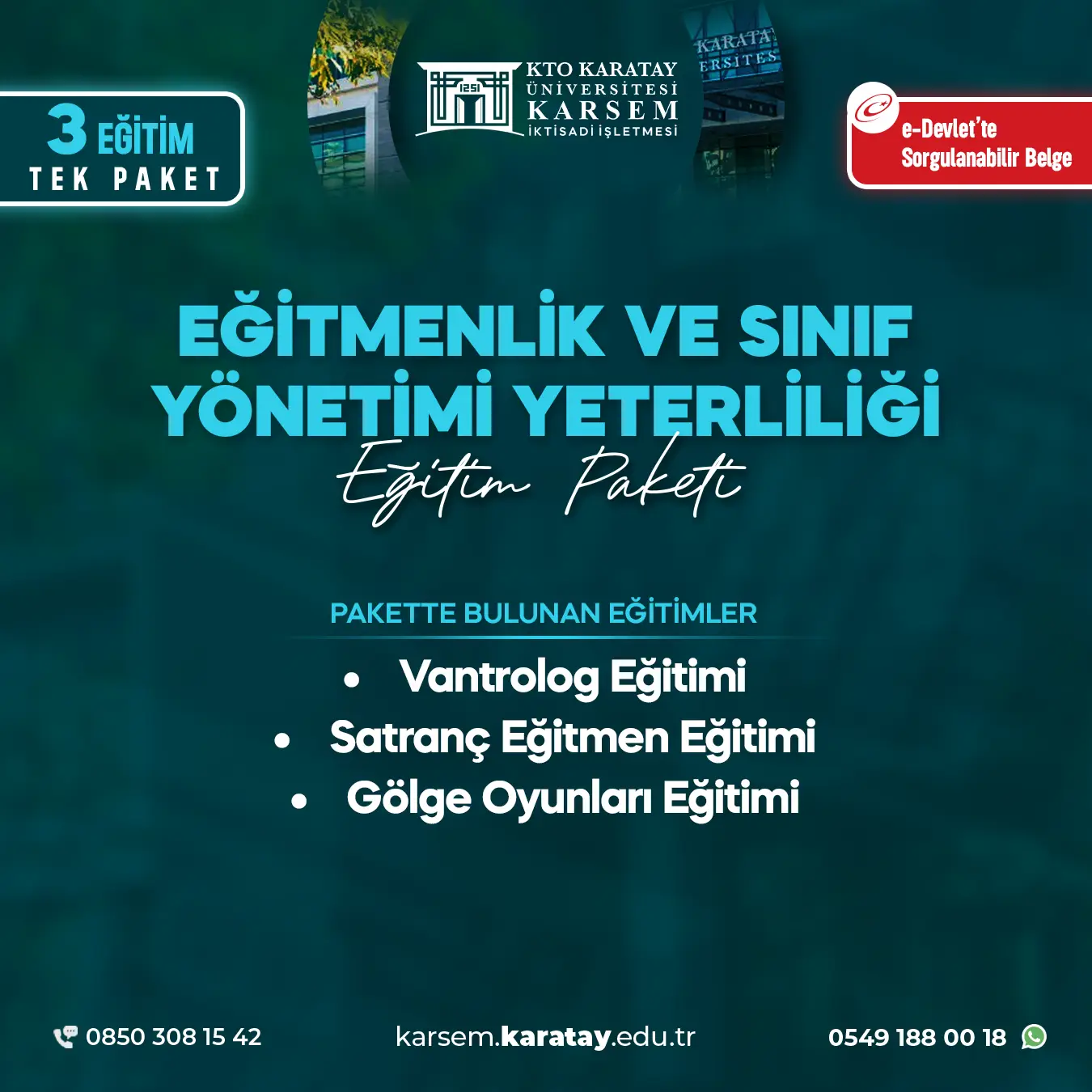 Eğitmenlik Ve Sınıf Yönetimi Yeterliliği Eğitim Paket Programı