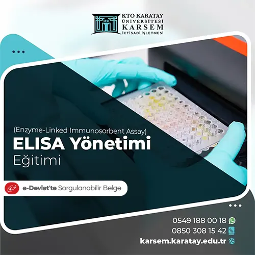 ELISA (Enzyme-Linked Immunosorbent Assay) Yöntemi Eğitimi Eğitim Programı