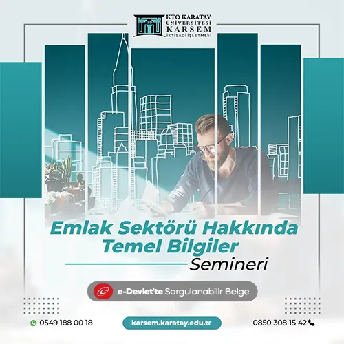 Emlak Sektörü Hakkında Temel Bilgiler Semineri