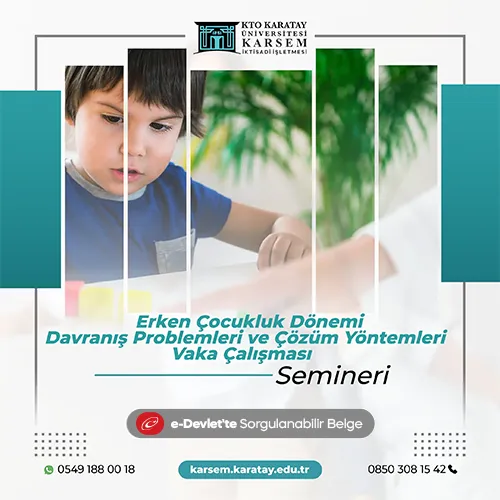 Erken Çocukluk Dönemi Davranış Problemleri ve Çözüm Yöntemleri Vaka Çalışması
