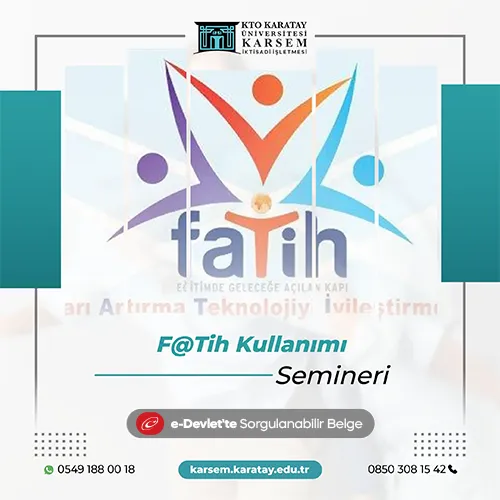 F@Tih Kullanımı Semineri