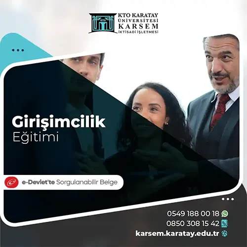 Girişimcilik Eğitimi Eğitim Programı