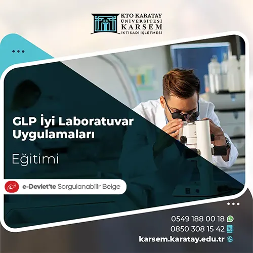 GLP İyi Laboratuvar Uygulamaları Eğitim Programı