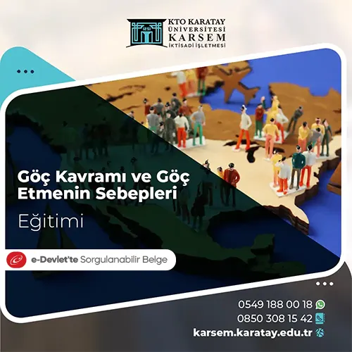 Göç Kavramı ve Göç Etmenin Sebepleri Eğitimi Eğitim Programı