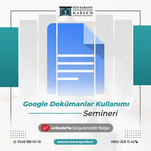 Google Dokümanlar Kullanımı Semineri