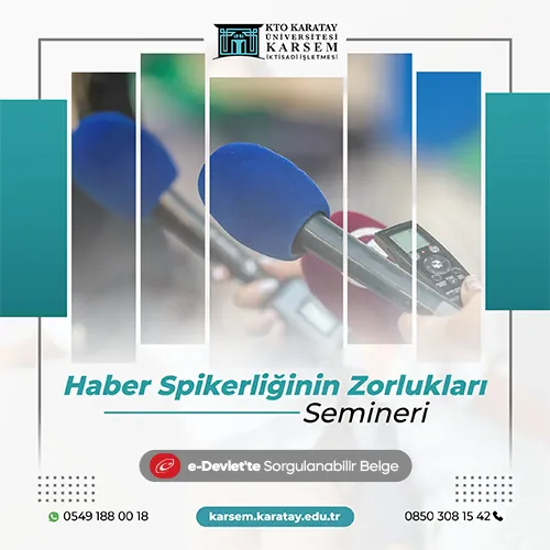 Haber Spikerliğinin Zorlukları Semineri