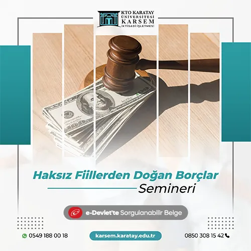 Haksız Fiillerden Doğan Borçlar Semineri