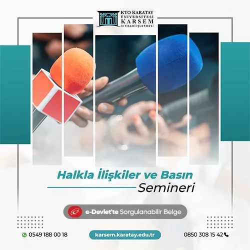 Halkla İlişkiler ve Basın Semineri