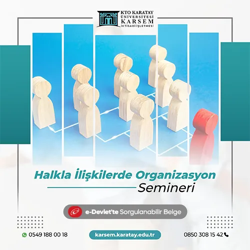 Halkla İlişkilerde Organizasyon Semineri
