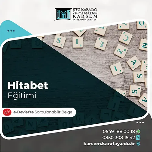 Hitabet Eğitimi Eğitim Programı
