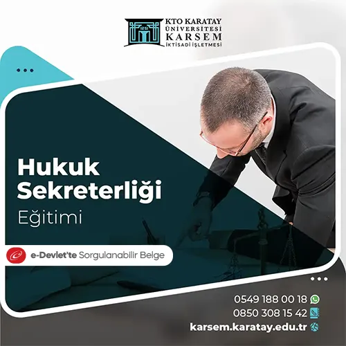Hukuk Sekreterliği Eğitimi Eğitim Programı