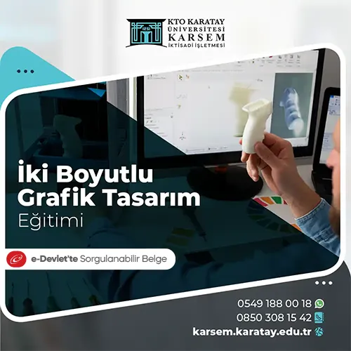 İki Boyutlu Grafik Tasarım Eğitimi Eğitim Programı