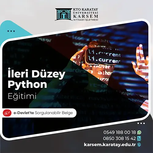 İleri Düzey Python Eğitimi Eğitim Programı