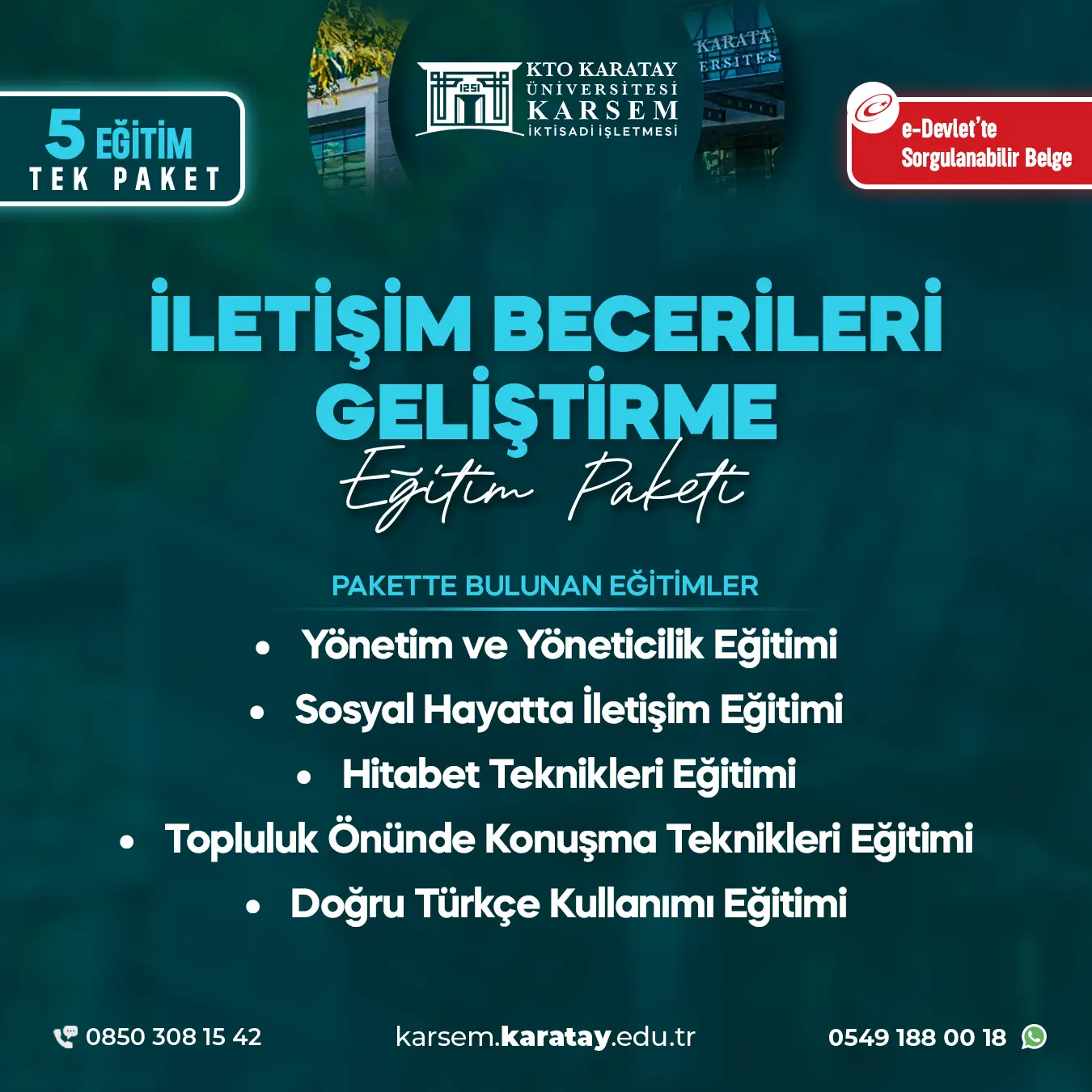 İletişim Becerileri Geliştirme Eğitim Paket Programı