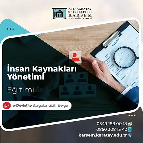 İnsan Kaynakları Yönetimi Eğitimi Eğitim Programı