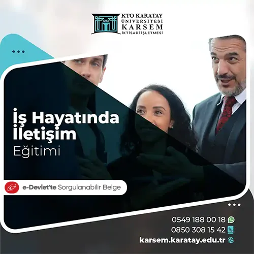 İş Hayatında İletişim Eğitimi Eğitim Programı