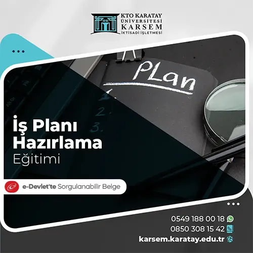 İş Planı Hazırlama Eğitimi Eğitim Programı