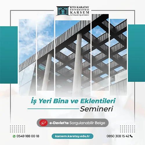 İş Yeri Bina ve Eklentileri Semineri
