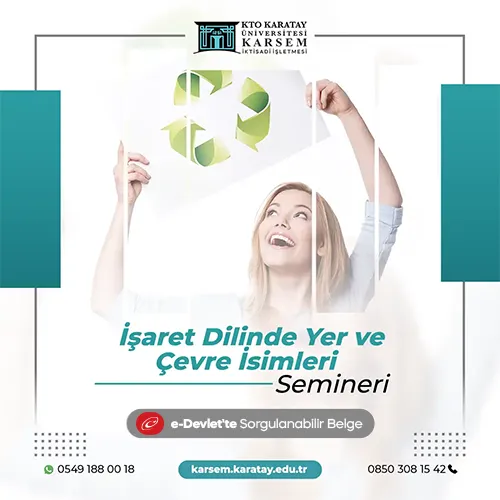 İşaret Dilinde Yer ve Çevre İsimleri Semineri