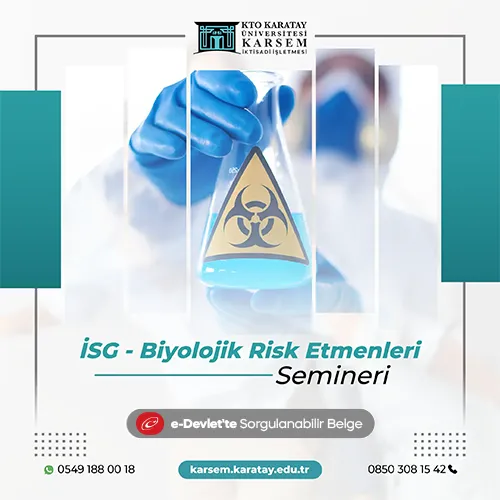 İSG - Biyolojik Risk Etmenleri Semineri