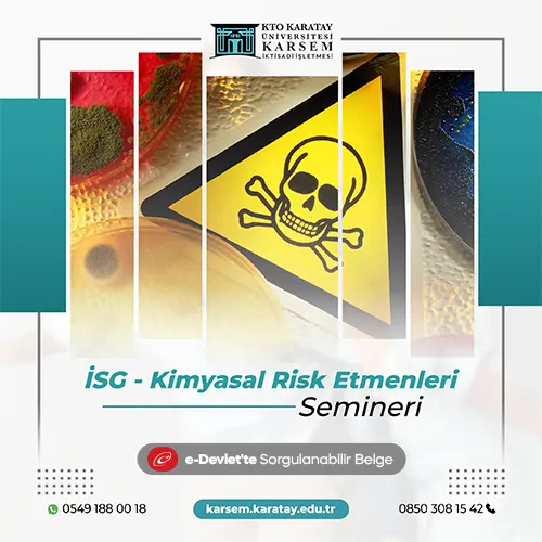 İSG - Kimyasal Risk Etmenleri Semineri