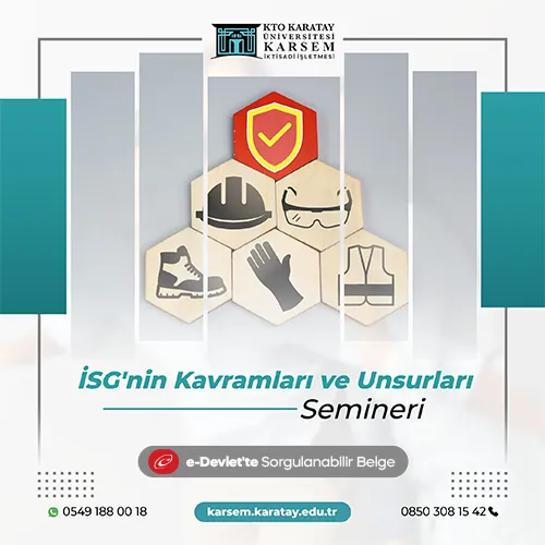 İSG'nin Kavramları ve Unsurları Semineri